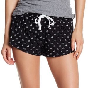 Calvin Klein Flannel Pajama Shorts S